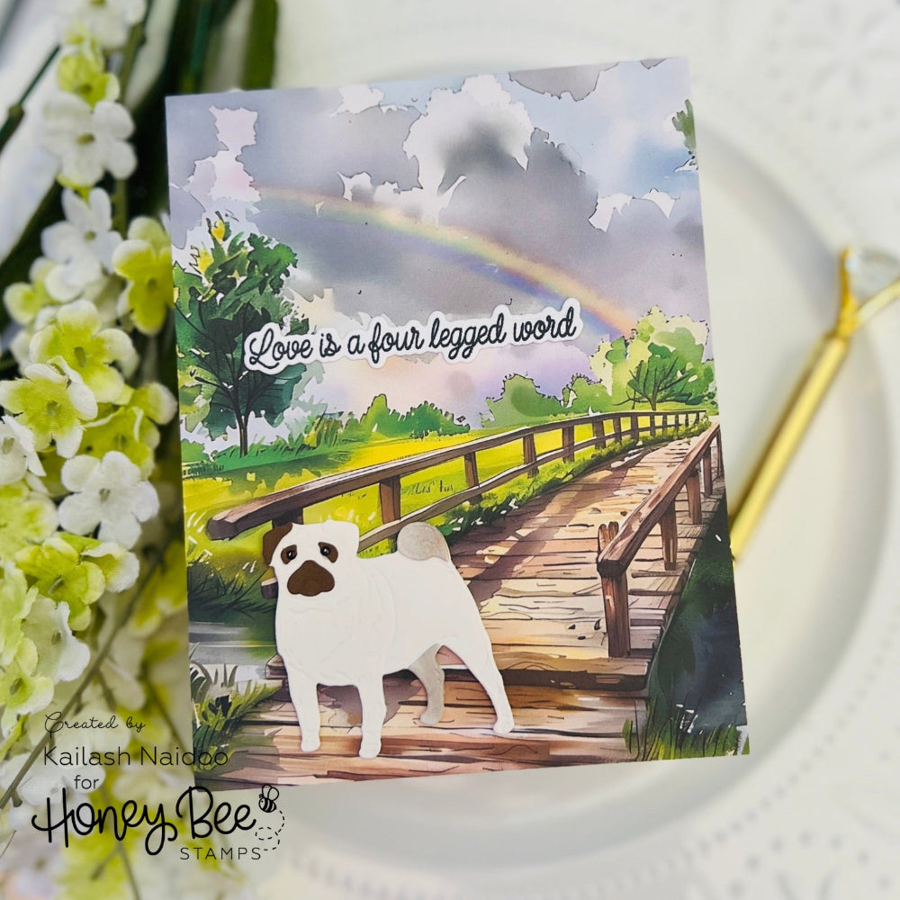 Honey Bee Lovely Layers Small Dogs Dies hbds-llsmld Kailash Naidoo Card 3