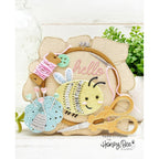 Honey Bee Lovely Layers Stitching Elements Dies hbds-llstche Embroidery Card