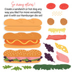 Honey Bee Lovely Layers Sub Sandwich Dies hbds-llsbsnd Hot Dogs