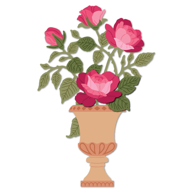 Honey Bee Lovely Layers Sweetheart Roses Dies hbds-llswhr Detailed View