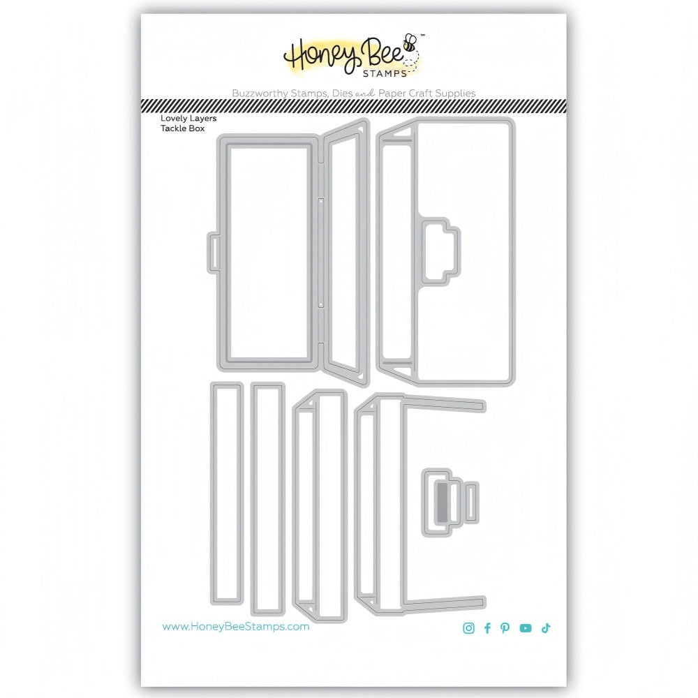 Honey Bee Lovely Layers Tackle Box Dies hbds-lltklbx
