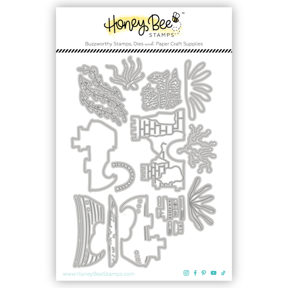 Honey Bee Lovely Layers Tank Aquarium Add-On Dies hbds-llaquao Product Image