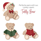 Honey Bee Lovely Layers Teddy Bear And Holiday Add On Dies Bundle Mock Ups