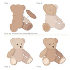Honey Bee Lovely Layers Teddy Bear And Holiday Add On Dies Bundle Teddy Assembly Instructions