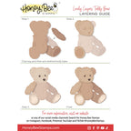 Honey Bee Lovely Layers Teddy Bear Dies hbds-lltdybr Layering Guide