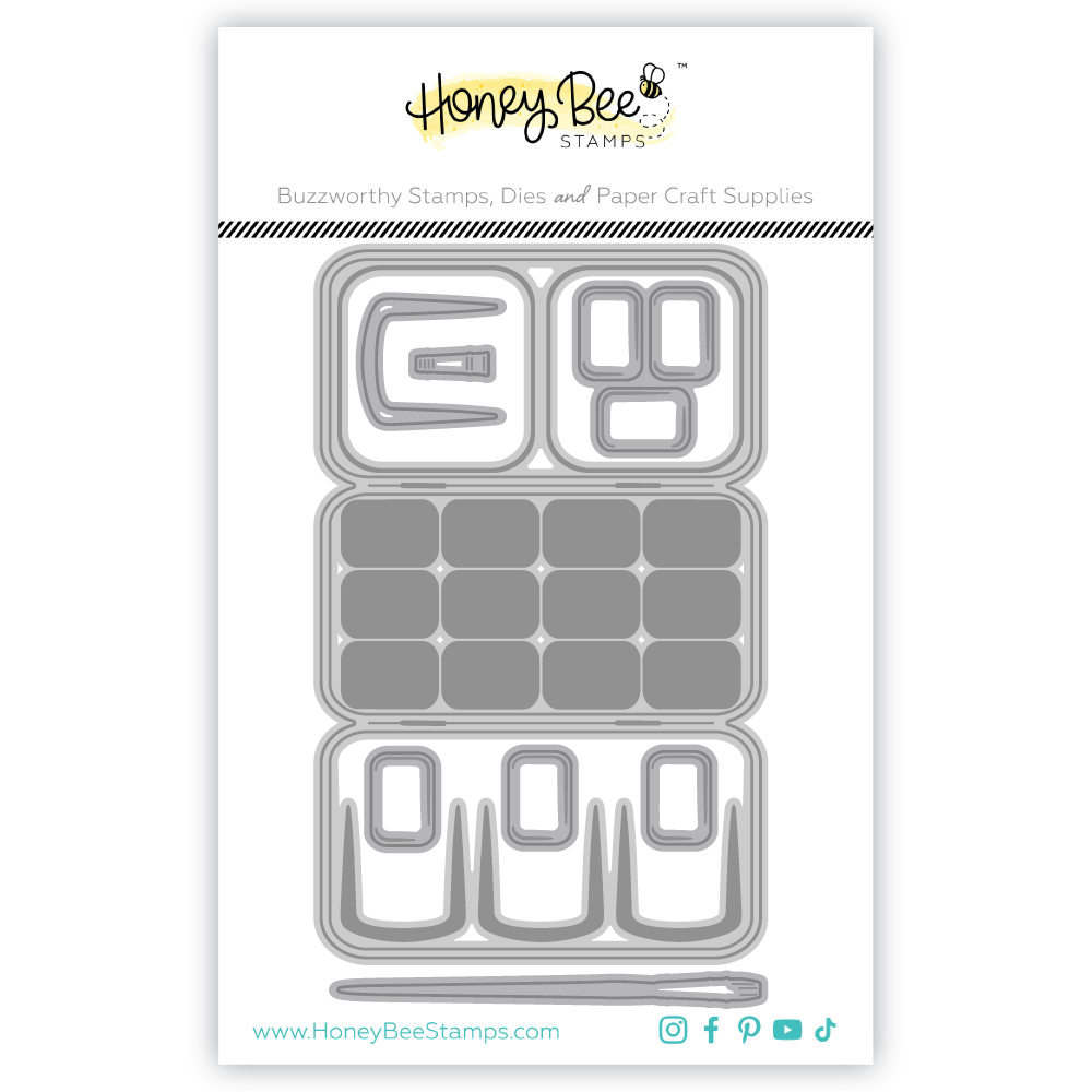 Honey Bee Lovely Layers Tin Palette Dies hbds-lltinp Product Image