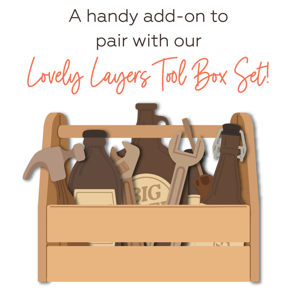 Honey Bee Lovely Layers Tool Box Add-On Dies hbds-lltladd Detailed Image