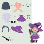 Honey Bee Lovely Layers Trick Or Treat Dies hbds-lltktrt Halloween Witch Costume