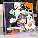 Honey Bee Lovely Layers Trick Or Treat Dies hbds-lltktrt Trick Or Treat Card