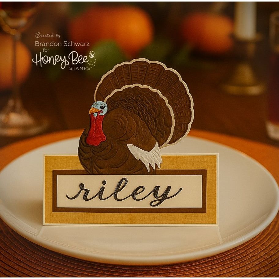 Honey Bee Lovely Layers Turkey Dies hbds-lltrky Thanksgiving Place Holder
