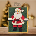 Honey Bee Lovely Layers Vintage Santa Dies hbds-llvnst Christmas Card