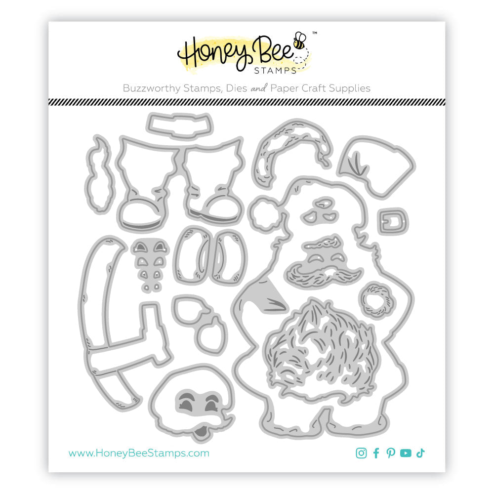 Honey Bee Lovely Layers Vintage Santa Dies hbds-llvnst Product Image Card