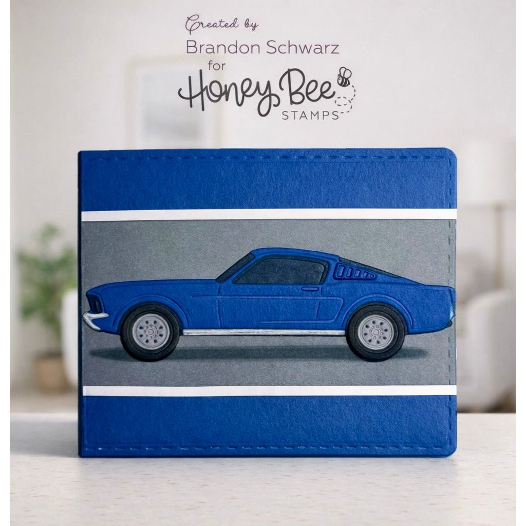 Honey Bee Lovely Layers Wallet Dies hbds-llwallt Masculine Race Car