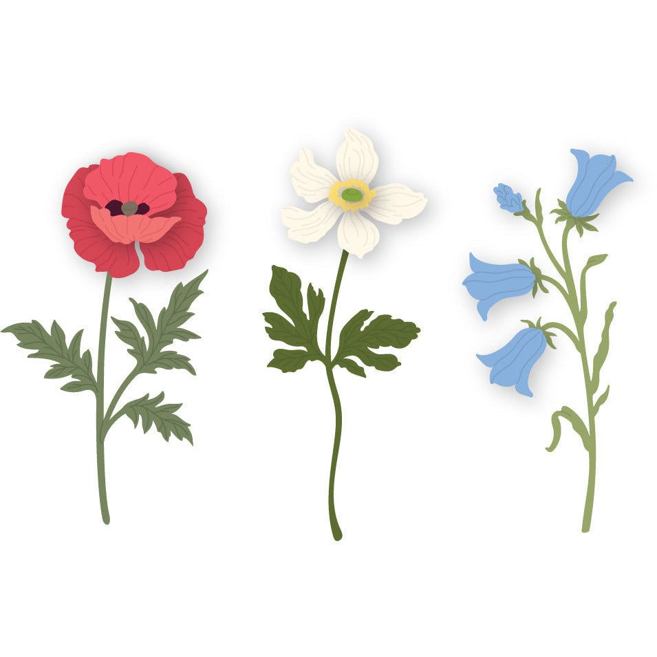 Honey Bee Lovely Layers Wildflowers Dies hbds-llwld