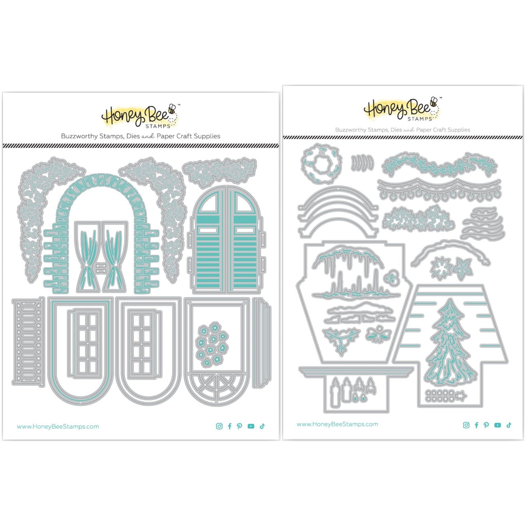 Honey Bee Lovely Layers Window And Holiday Add-On Dies Bundle