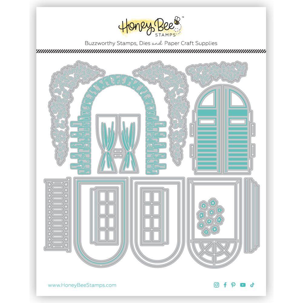 Honey Bee Lovely Layers Window And Holiday Add-On Dies Bundle HBDS-LLWNDO in Package