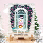 Honey Bee Lovely Layers Window And Holiday Add-On Dies Snowy Window Scene Card Modifier | color-code:ALT01