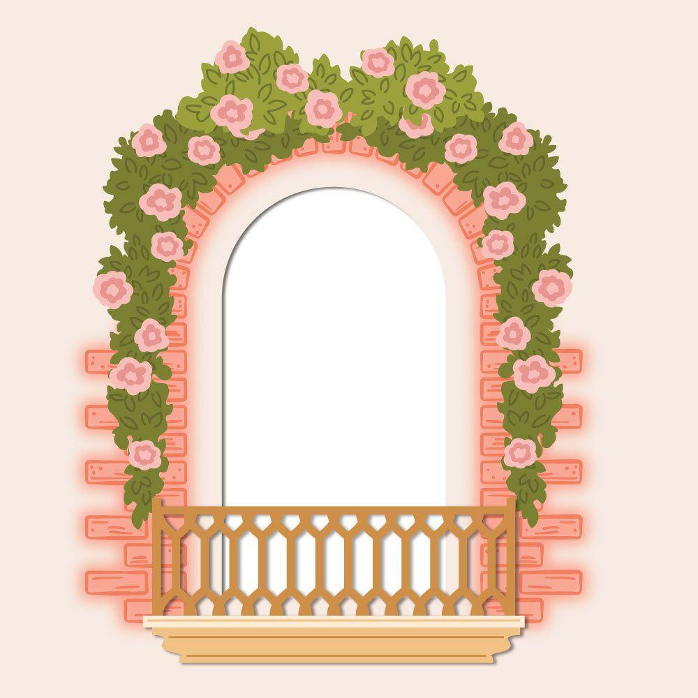 Honey Bee Lovely Layers Window Dies hbds-llwndo Floral