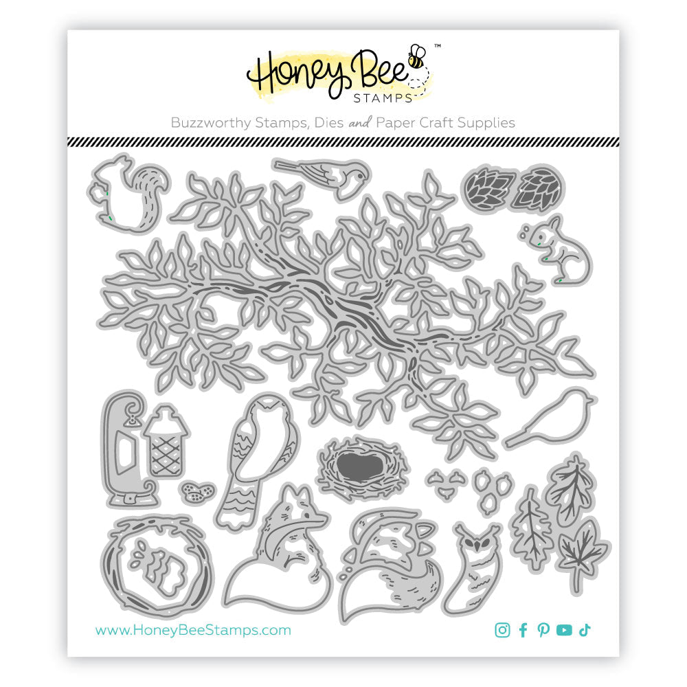 Honey Bee Lovely Layers Window Fall Add On Dies hbds-llwinfl Product Image