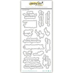 Honey Bee Luxurious Friend Clear Stamps And Dies Bundle HBDS-687 Packaged HoneyCuts Dies