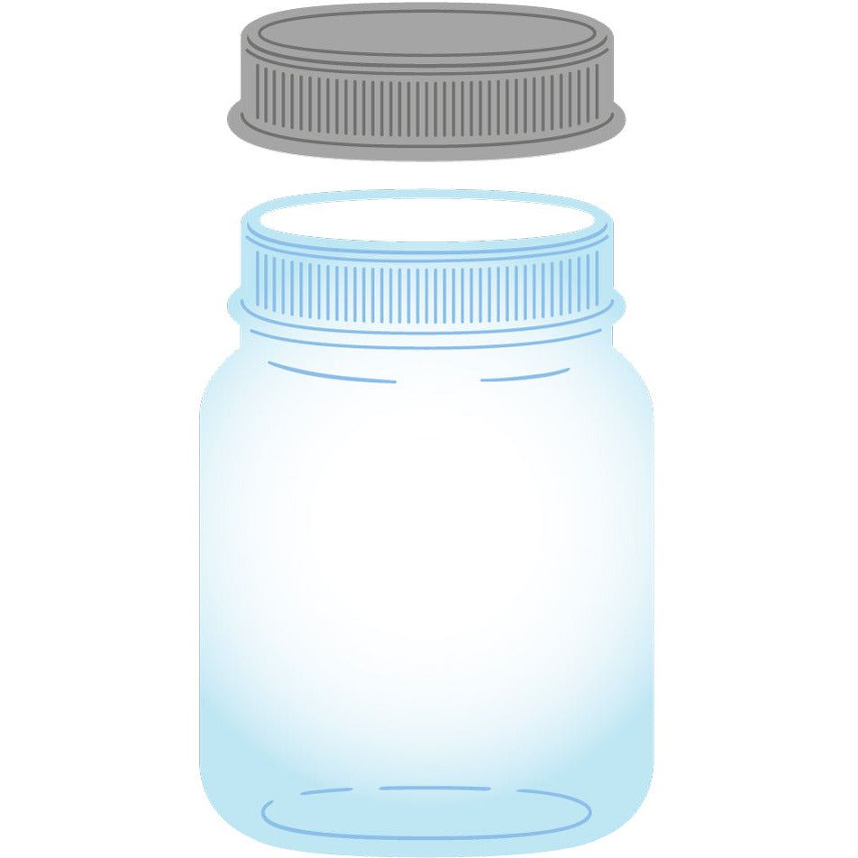 Honey Bee Mason Jar Vase Dies hbds-masjv