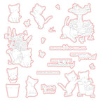 Honey Bee Meow And Furever Dies hbds-636