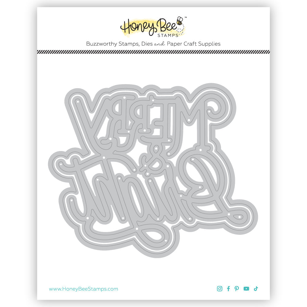 Honey Bee Merry And Bright Dies hbds-mrybr Product Image