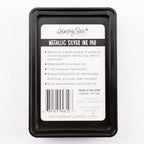 Honey Bee Metallic Silver Pigment Ink Pad And Reinker Bundle Back of Ink Pad hbink-mtsr