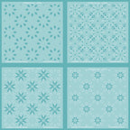 Honey Bee Moresque Stencils hbsl-165 4 stencils