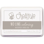 Honey Bee No Line Ink Pad And Reinker Bundle Waterprood Hybrid Ink Pad