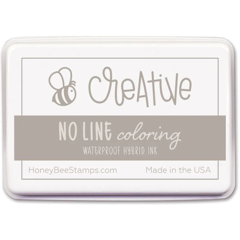 Honey Bee No Line Ink Pad And Reinker Bundle Waterprood Hybrid Ink Pad