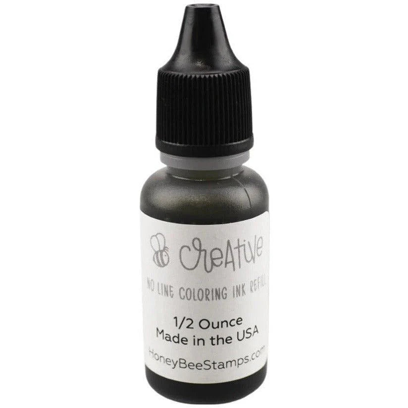 Honey Bee No Line Ink Pad And Reinker Bundle Waterprood Hybrid Reinker