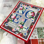 Honey Bee North Pole Pearl Stickers hbgs-prl23 Christmas Peace Card | color-code:ALT01