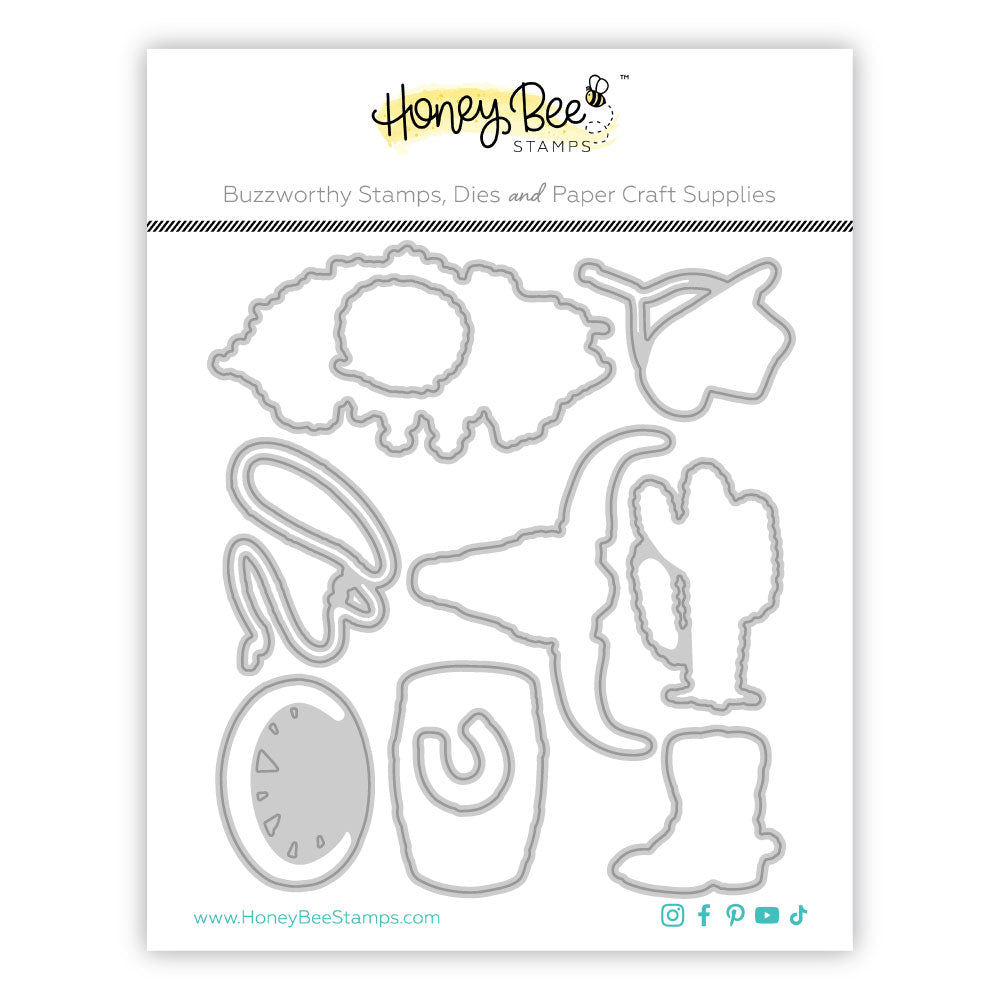 Honey Bee On The Range Dies hbds-648 Packaging Image
