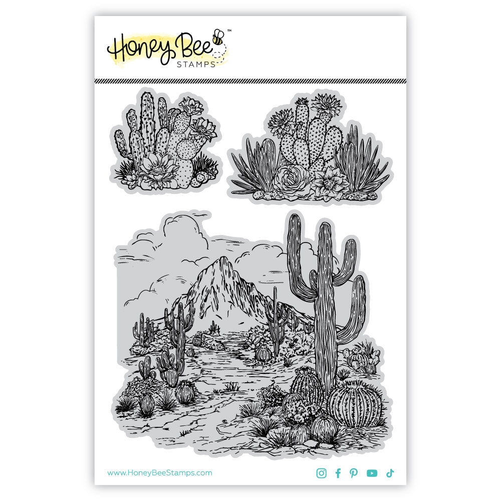 Honey Bee Out West Cling Stamps hbst-646 Product Image