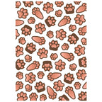 Honey Bee Paw Prints 3D Embossing Folder hbef-024
