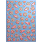 Honey Bee Paw Prints 3D Embossing Folder hbef-024 Detailed View