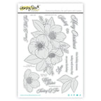 Honey Bee Peace Be With You Clear Stamps Dies And Stencils Bundle HBST-709 packaged