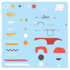Honey Bee Pedal Car Stencil hbsl-161  Product Image