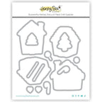 Honey Bee Peppermint Village Dies hbds-621 Detailed Image