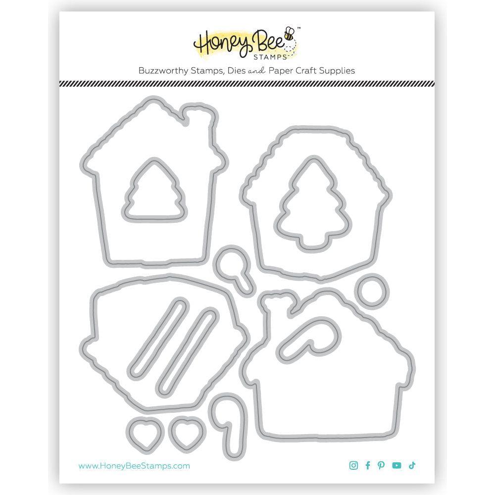 Honey Bee Peppermint Village Dies hbds-621 Detailed Image