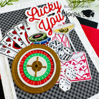 Honey Bee Perfect Match Dies hbds-630 Lucky You Casino Card