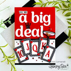 Honey Bee Perfect Match Dies hbds-630 You Are A Big Deal Casino Card