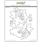 Honey Bee Perfect Peonies Clear Stamps And Dies Bundle HBDS-686 Packaged Dies