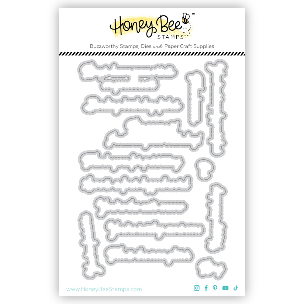 Honey Bee Pet-tastic Stamps And Dies Bundle Packaged Wafer-thin set