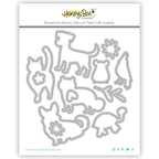 Honey Bee Pet Friends Dies And Stencils Bundle Packaged hbds-petfnd