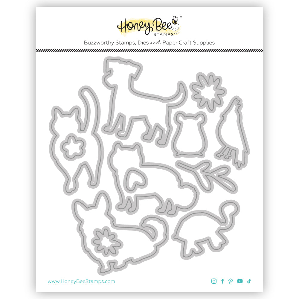 Honey Bee Pet Friends Dies hbds-petfnd in pack