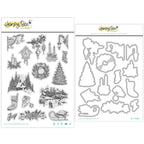 Honey Bee Photo Gallery Wall Holiday Cling Stamps And Dies Bundle