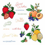 Honey Bee Picked With Love Clear Stamps Dies And Stencils Bundle Sweet Wishes Sentiments