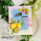 Honey Bee Picked With Love Clear Stamps hbst-691 Just For You Card